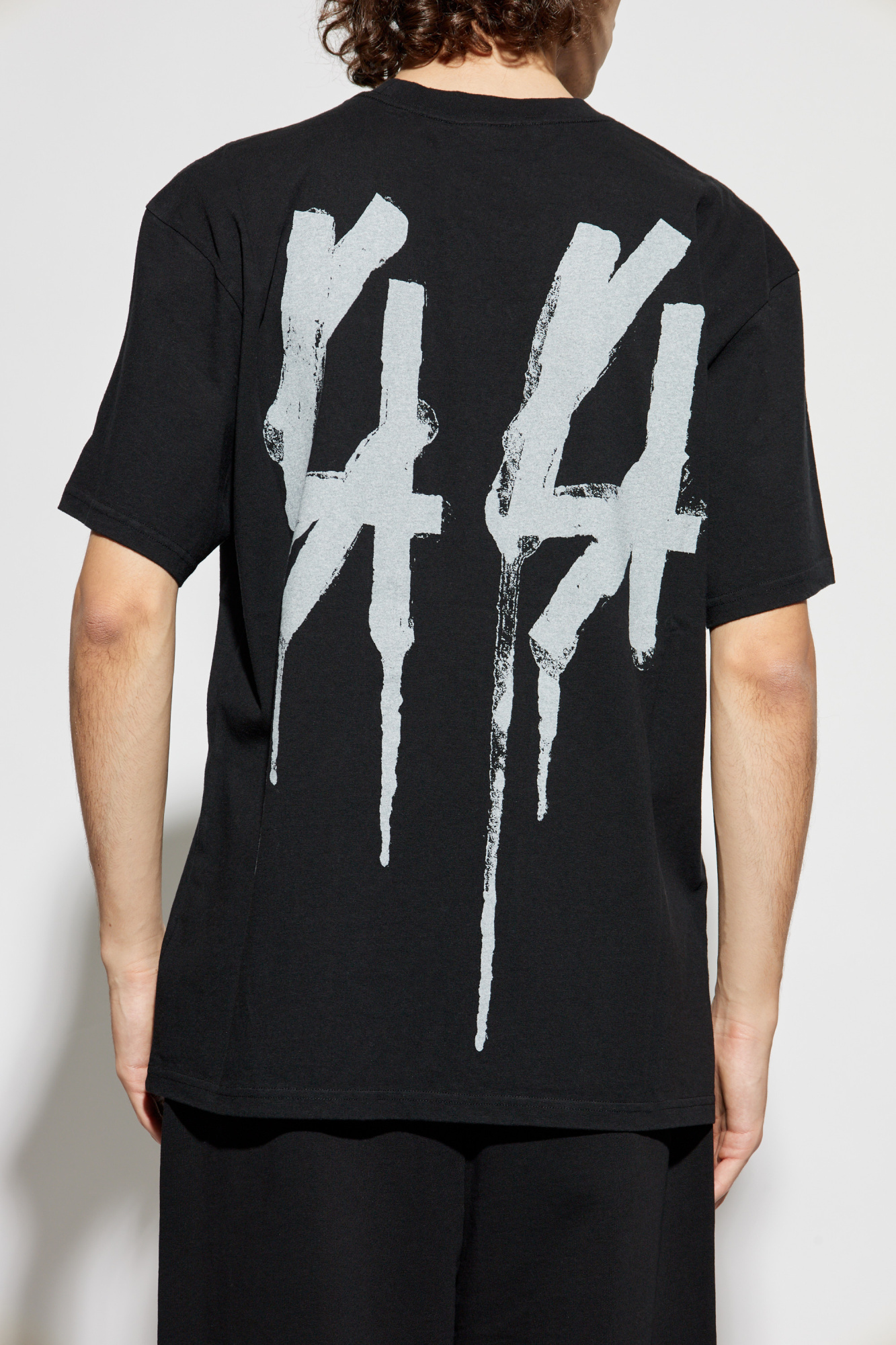 Black T-shirt with logo 44 Label Group - Vitkac Canada